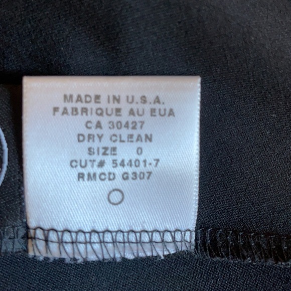 LAUNDRY By ShELLI SEGAL Women Black A-Line Dress Size 0 - Picture 12 of 14